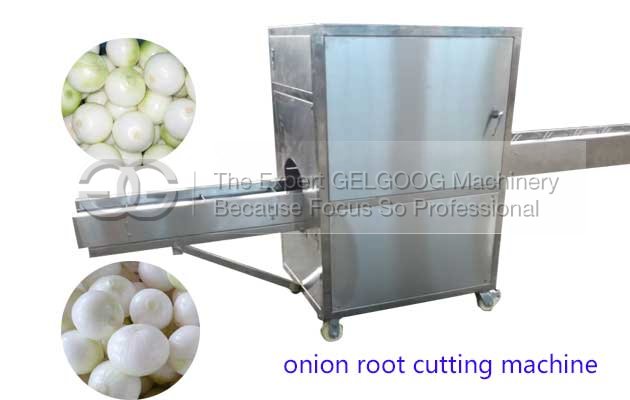 image of onion root cutting machine