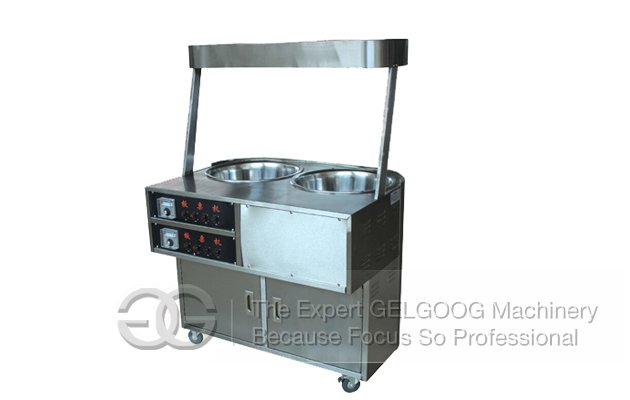 Electric Double Heads Chestnut Roasting Machine