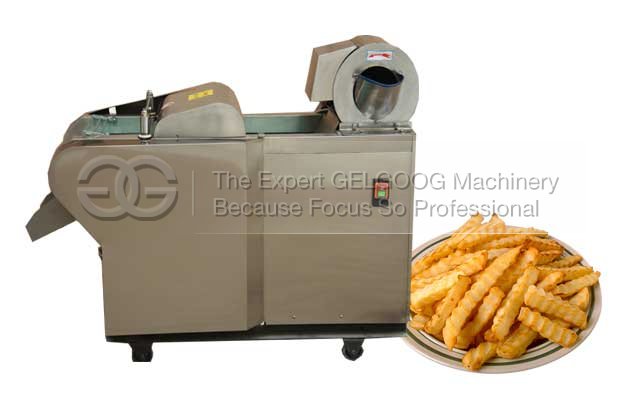 Crinkle Cutting French Fry Slicer