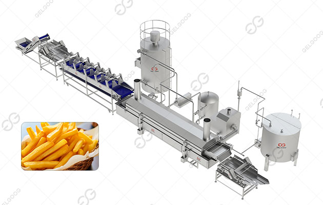 Full Automatic French Fries Production Line 