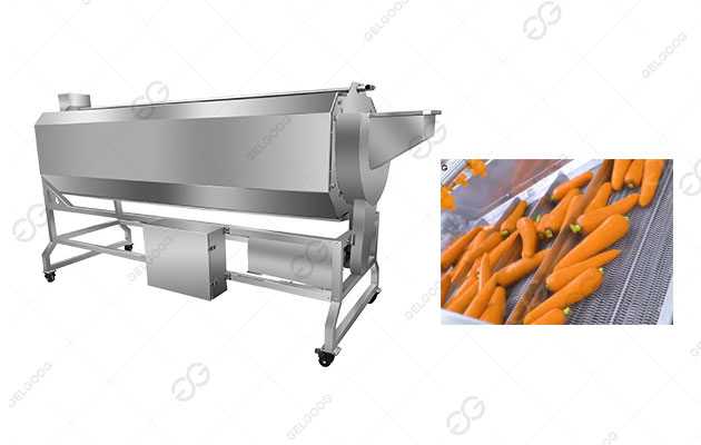  Carrot Potato Washing and Peeling Machine Hot Sale